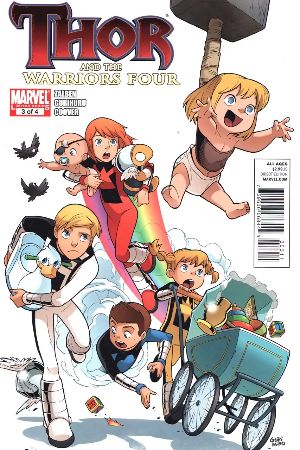 Thor and the Warriors Four (2010) #3 [B Story]