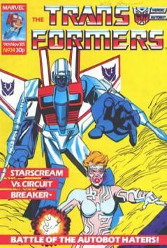 Transformers UK (1984) #34 [B Story]