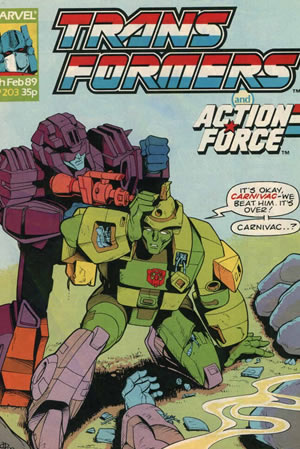 Transformers UK (1984) #203 [C Story]