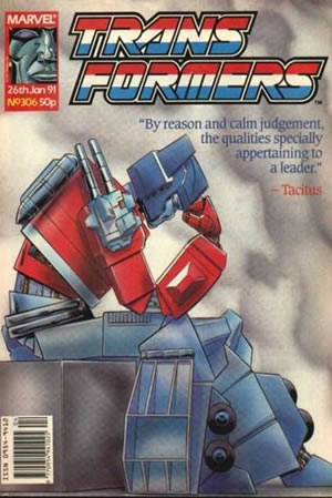 Transformers UK (1984) #306 [B Story]