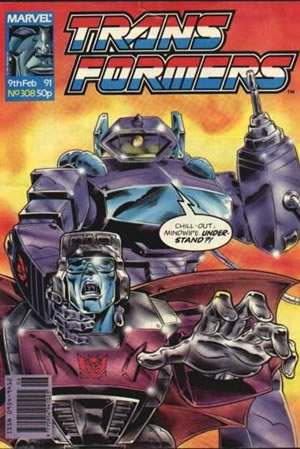 Transformers UK (1984) #308 [B Story]